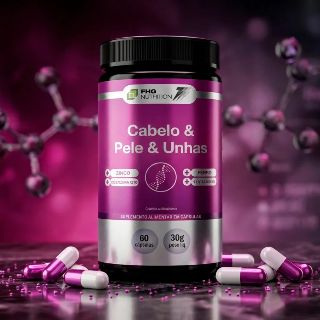Cabelo, Pele & Unhas (60 Cápsulas)
